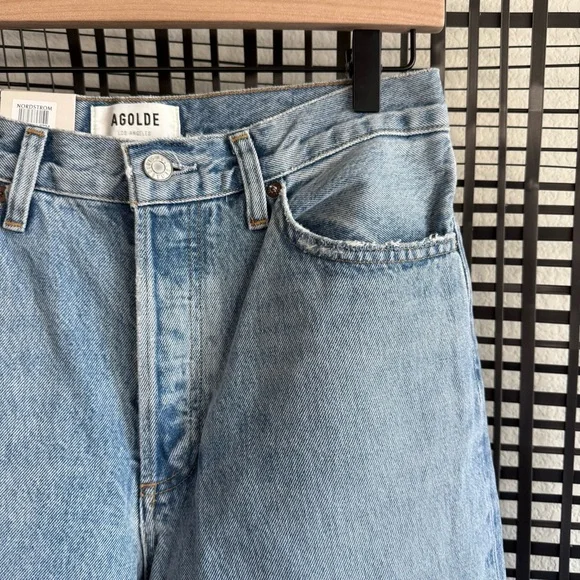 Agolde mid rise relaxed boot jeans - Picture 5 of 11